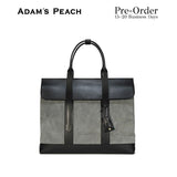 (Pre-Order) ADAM PEACH A053 Grey Suede Tote Bag