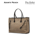 (Pre-Order) ADAM PEACH AP010 Shopper Bag Tote Bag Beige Suede