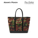 (Pre-Order) ADAM PEACH AP052 Camouflage Black Tote Bag