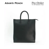 (Pre-Order) ADAM PEACH AP057 All Black Leather Tote bag