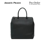 (Pre-Order) AP060 Black Leather Tote Bag