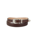 Adriano Meneghetti Cheyenne Leather Dark Brown Belt