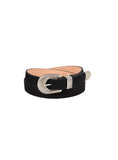Adriano Meneghetti Josh Low Black Suede Belt