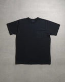 Allevol Heavy Duty Crew Neck Square Pocket T-shirt Black