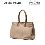 (Pre-Order) ADAM PEACH Beige Suede Tote Bag