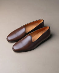 Berwick Slip On Box Calf – Dark Brown