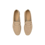 Castañer Nacho Penny Loafer Style Espadrilles Sand