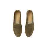 Castañer Nacho Penny Loafer Style Espadrilles Verde Bosque