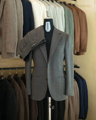 Drop6 Suit Wool Mid Gray