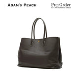 (Pre-Order) ADAM PEACH Dark Brown Tote Bag