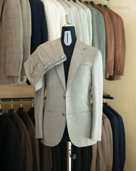 Drop6 Suit Wool Light Grey