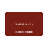 Clothierandsons E-gift card