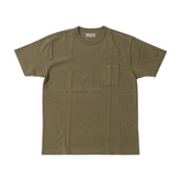 Empire & Sons S/S Crew Pocket Tee American Dry Jersey Amy Green Front View