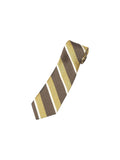 Fairfax Collective Striped Melange Jacquard Tie Yellow/Brown/White