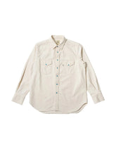 Fob Factory F3512 Western Shirt Ecru