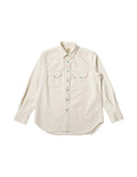 Fob Factory F3512 Western Shirt Ecru