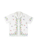 Harago Floral Embroidered Shirt