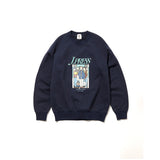 J.Press Aaron Chang Unisex Printed Sweatshirt Navy