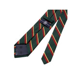J.Press Necktie Regimental Silk W-rep Green