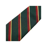 J.Press Necktie Regimental Silk W-rep Green