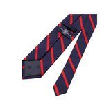 J.Press Necktie Regimental Silk W-rep Navy