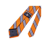 J.Press Necktie Regimental Silk W-rep Orange