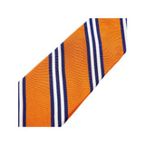 J.Press Necktie Regimental Silk W-rep Orange