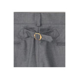 J.Press Slacks Piped Stem Peppin Merino Tropical Gray