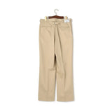J.Press Slight Twist Organic Chino New Piped Stem Slacks Beige