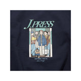 J.Press Aaron Chang Unisex Printed Sweatshirt Navy