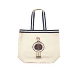 J.press Aaron Chang Unisex Illustration Tote Bag White