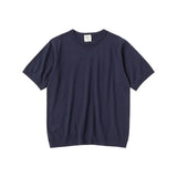Jackman Dotsume Rib T-shirt Navy