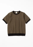 Jackman Dotsume Ribbed T-shirt Wood Black