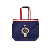 กระเป๋า J.Press Aaron Chang Illustration Tote Bag ผ้าแคนวาสสีกรมท่า ลายภาพวาดด้านหน้า