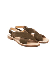 La Botte Gardiane Uzès Sandals Olive Suede
