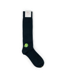 Tabio Power Rib Long Calf Socks Black