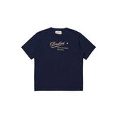 Universal Works Paraboot x Universal Works Single Jersey Short Sleeve Tee Navy