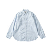 Post O'alls #3227-S1 NEUTRON-C Feather Chambray - W Stripe
