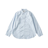 Post O'alls #3227-S1 NEUTRON-C Feather Chambray - W Stripe