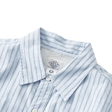 Post O'alls #3227-S1 NEUTRON-C Feather Chambray - W Stripe