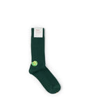 Tabio Power Rib Mid Calf Socks Green