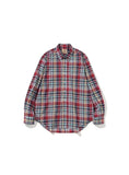 Renacts IVY Madras Button Down Shirt Red Multi
