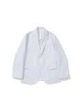 Renacts Stripe Seersucker Sack Cut Blazer