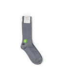 Tabio Power Rib Mid Calf Socks Grey