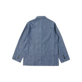 Universal Works Denim Herringbone Manor Jacket Indigo