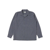 Universal Works Oscar Cotton L/S Camp Shirt Navy