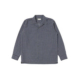 Universal Works Oscar Cotton L/S Camp Shirt Navy