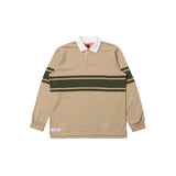 Universal Works Topologie x Universal Works MW Organic Cotton Rugby Shirt Sand/Olive