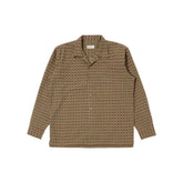 Universal Works Oscar Cotton L/S Camp Shirt Olive