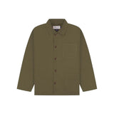 Uskees 3001 Buttoned Overshirt - Dark Taupe